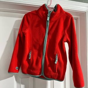 Mini Boden zip up fleece jacket size 2-3y